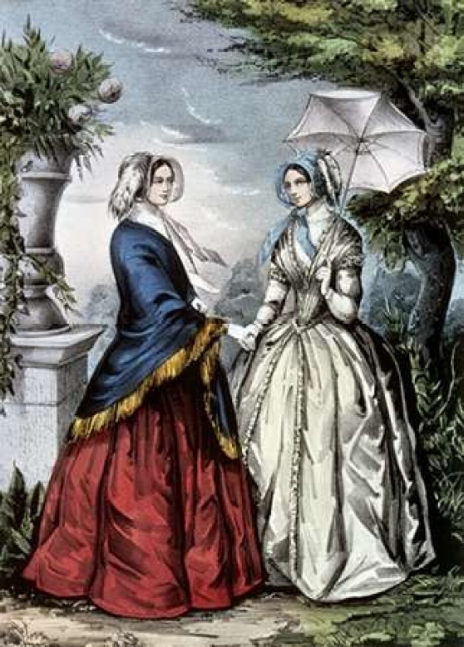 Sisters Poster Print by Currier and Ives - Item # VARPDX277211